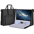 Damero Carrying Bag Compatible with Apple iMac 27-inch, Carry Tote Bag Compatible with Apple iMac 27" and Other Attachment, Black
