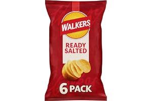 Walkers Ready Salted Multipack Crisps 6x25g