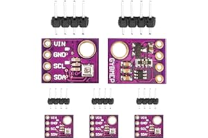 Diymore 5 Pièces GY-BME280 Module de capteur de Barométrique, de Température et d'Humidité Haute précision pour Arduino Pi DIY I2 C SPI 5 V