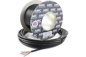 AUTOMARINE CABLES 7 Core Cable 12v 24v Thin Wall Wire *11 AMP Rated* Trailer/Caravan LED Lights (5M)