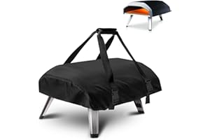 Kovshuiwe Carry Cover for Ooni Koda 12 Gas Pizza Oven, Outdoor Pizza Oven, Waterproof 600D Oxford Fabric, Pizza Oven Cover Accessories (25.2"x16.5"x6.7")
