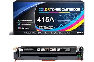 415A Tonerkartusche Kompatibel för HP W2030A W2031A W2032A W2033A Hög kapacitet för FärglaserJet Pro MFP M454dw M454nw M454dn