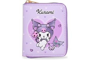 MIOTLSY Kinder Geldbörsen Kinder Reißverschluss Brieftasche Mädchen Geldbörse Geldbeutel Münze Reißverschluss Tasche Teenager Mädchen PU Leder Geldbörse Münze Geldbeutel für Kinder Studenten Geschenk Lila