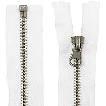 Fermeture Éclair En Plastique Pour Veste, Largeur 8 Mm, Longueur 70 Cm | Mercerie Et Tissus