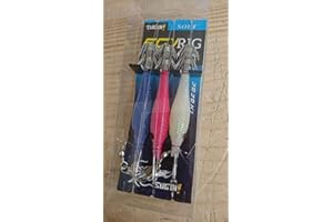 Sugoi Sedal listo tataki, EGI RIG 04, completo de 3 artificiales, para pesca de calamar