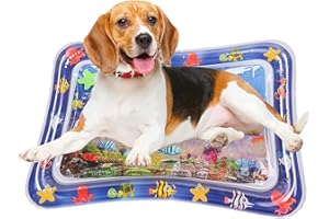 Hujinkan Sensory Water Mat for Cats, Water Tummy Time Mat,Thickened Water Sensor Mat for Cats,Cat Water Mat,Sensor Water Playmat for Cats Summer,cat mat,sensory water mat 69x50x8cm