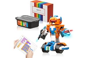 Apitor Robot X STEM Robotics Kits, Educational Toy Science Kits with Storage Box, App RC Toys Coding Robots for Kids 8 9 10 11 12 Years Old