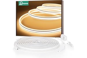 ‎LAMOMO Lamomo LED Unterbauleuchte 2M Warmweiss, 3000K Led Lichtleiste Küche, 24V Silikon LED Strip Streifen Warmweiß Flexibel, LED Leiste unter Schrankbeleuchtung für Innen Regale,Vitrinen,küchenlicht