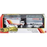 Hot Wheels Koleksiyon Seti Arabalar sergilenmeye uygun setler, 3 adet 1:64 &ouml;l&ccedil;ekli araba ve 1 adet 1:64 &ouml;l&ccedil;ekli Team Transpor