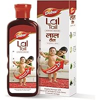 Dabur Lal Tail : Ayurvedic Baby Massage Oil – 500ml|Clinically Tested 2x Faster Physical Growth for Stronger Bones and…
