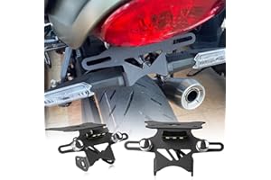 LORABABER pour Z900RS Support de Rangement de Queue d'éliminateur de Support de Plaque d'immatriculation avec lumière LED pour Kawasaki Z 900RS Z 900 RS 2018 2019 2020 2021 2022