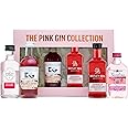 Pink Gin Gift Set - Christmas Gin Gifts for Women 4x5cl Flavoured Gin, Whitley Neill Raspberry, Gordon's Pink Gin, Edinburgh 