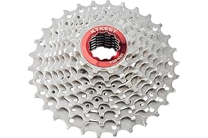 KTKEET Cassette de 9 velocidades 11-30T/32T/34T/36T/40T/42T/46T/50T/50T/ Cassette de bicicleta de montaña y carretera de 9 velocidades compatible con Shimano Ultegra xt Sunrace Sram