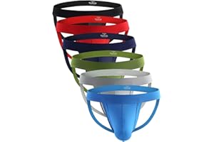 Tyhengta Men's Athletic Supporter Briefs Performance Jockstrap Underwear