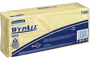 KCP 7567 Wypall X80 Wischtücher, Interfold, Gelb (250-er pack)