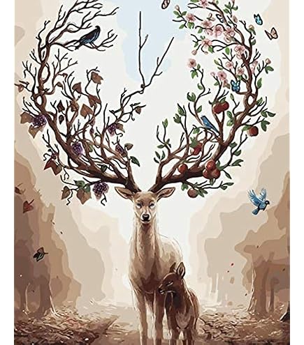 Nebulous Stars – Peinture Par Numéro Sur Toile – Nebulia & Cheval – Relaxation Créative