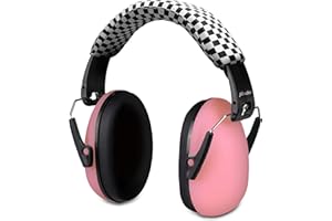 Alecto Alecto BV-71RE - Paraorecchie per bambini da 18 mesi a 12 anni, Rosa - Alecto BV-71RE