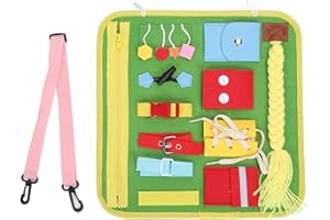 YUYTE Coperta Fidget per Anziani, Prodotti per la Demenza di Alzheimer, Coperta Sensoriale Perdita di Memoria Giocattoli Fidget, Sollievo Dall'Ansia Migliora la Coperta Sensoriale