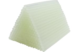 Raintwo 100 Piezas 7mm x 180mm Pegamento Termofusible Transparente Adhesivos Selladores para Pistolas de Palos de Pegamento Caliente