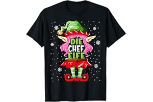 ELF WEIHNACHTSSHIRT FAMILIEN PARTNERLOOK OUTFIT Chef Elfe Tshirt Outfit Weihnachten Familie Christmas T-Shirt