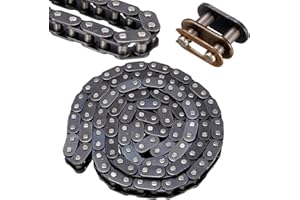 NIYATA Pocket Bike Kette,T8F Kettengürtel 116 Glieder Mit Buckle Link,Kettengürtel für 43Cc 47Cc 49Cc Mini Moto ATV Quad Roller Scooter Pocket Dirt Bike