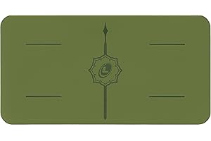 Liforme Yoga Pad - Coussin de Yoga pour Genoux, Coudes et Mains - Le Tapis de Yoga Écologique et Antidérapant avec Un Système d'Alignement Unique et Original