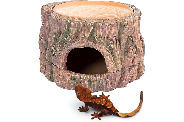 Cachette 3 en 1 pour Reptile, Grotte pour Reptiles Et Amphibiens, 3 en 1 Reptilee Hide Cave Reptiles Refuge, Cachette pour Reptile Et Aquarium Caverne pour Gecko, Lézard, Dragon à Barbe