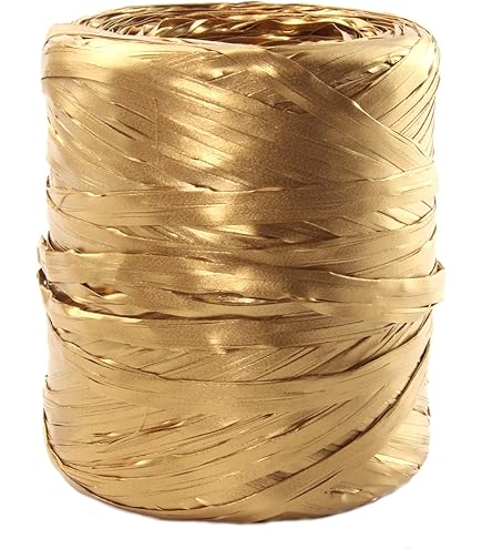 Rotolo Di Rafia Gialla 200 Metri - Per Pacchi, Decorazioni E Fai Da Te - Foto 6