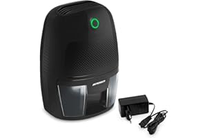 ‎BERDSEN Berdsen, Osuszacz powietrza BR-20B z wyświetlaczem, czarny, do pomieszczeń o powierzchni do 30 m2, osuszacz, oczyszczacz powietrza, suszarka do prania, elektryczna