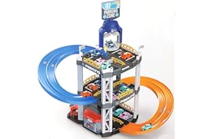 Brigamo 【】 Giocattolo pista da corsa Parcheggio con 2 auto giocattolo