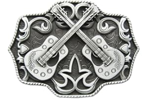 JEAN'S FRIEND New Vintage Western Country Cross Guitar Music Hebilla del cinturón Belt Buckle