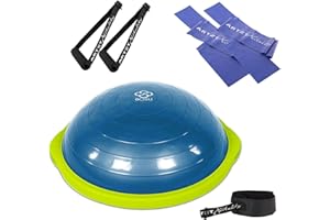 ARTZT - QUALITY SPORTS AND HEALTH EQUIPMENT BOSU Balance Trainer Sport 50cm Home Training Set | Fitnessband und Zubehör