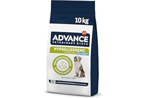 AFFINITY ADVANCE VETERINARY DIETS Advance Veterinary Diets Hypoallergenic, Pienso para Perros para Reducir las Intolerancias alimentarias, 10kg