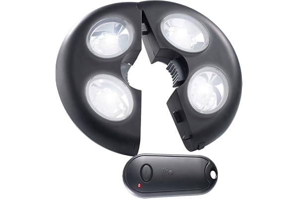 Lunartec Lampe pour Parasol télécommandée