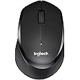 Logitech M330 SILENT PLUS Mouse Wireless, 2,4 GHz con Ricevitore USB Nano, Tracciamento Ottico 1000 DPI, Durata Batteria di 2