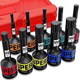 KIRXST XZN 1/2" Impact Socket Bit Set, M5 - M18, 10 Piece Multi-Tooth Socket Set, 1/2 Inch Impact Triple Square Spline Set