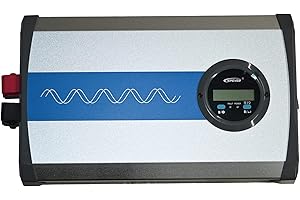 EPEVER IPower-Plus Series IP2000-42 Plus, 2000W 48VDC à 230VAC onduleur à Onde Positive Pure, idéal pour l'éclairage de Secours Domestique Hors réseau, Les systèmes pour véhicules, etc.