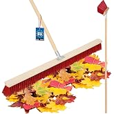 KOTARBAU&reg; Broom &ndash; 105 cm &ndash; Natural &ndash; Sweeper Brush &ndash; Outdoor Garden &ndash; Sweeping Broom &ndash; with Handle &ndash; Industrial Brush &ndash; PVC W