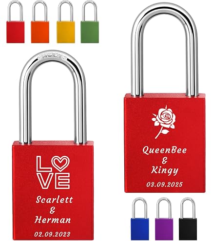 LIEBESSCHLOSS-FACTORY Lucchetto d'amore con incisione personale a forma di cuore Nero, Confezione regalo e molto altro ancora… Personalizza ora lucchetto inciso