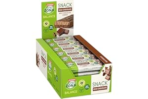 ENERVIT Enerzona Snack 40-30-30 Confezione da 30 Barrette Gusto Milk Chocolate