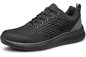 Raoendis Mens Trainers Running Shoes Walking Sneakers, Lightweight Sports Sneakers Comfortable Mesh Athletic Fitness Tennis Shoes