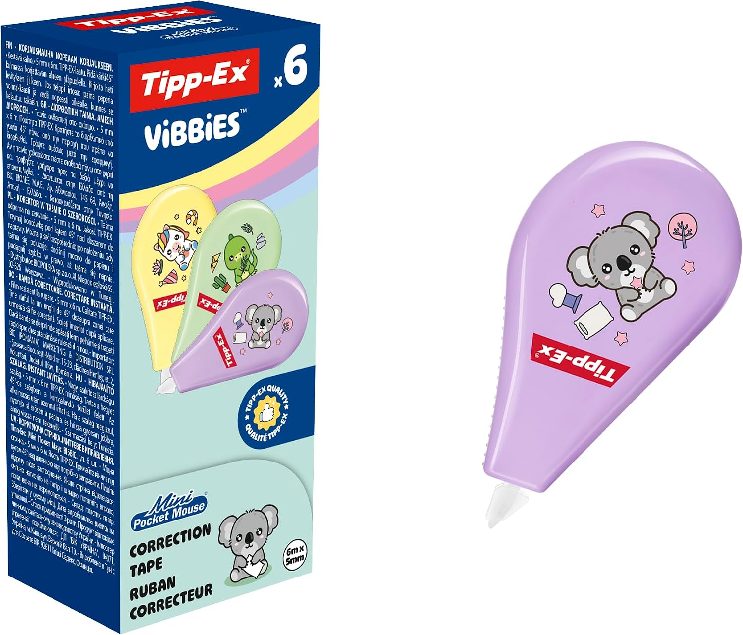 Einrichtung & Inbetriebnahme : BIC Tipp-Ex Vibbies Mini Pocket Mouse Korrekt