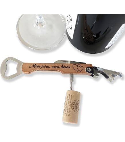 Coffret Cadeau Vin Départ Retraite Coffret Sommelier Personnalisable En Bois - Accessoires Vin Gravé - Cadeau Homme Anniversaire Fête Des Pères Coffret Cadeau Vin Départ Retraite Coffret Sommelier Personnalisable En Bois - Accessoires Vin Gravé - Cadeau Homme Anniversaire Fête Des Pères
