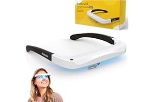 BrellaVio Tageslichtbrille PRO - Alternative zu 12.000 Lux Tageslichtlampe - UV-freie LED Tageslicht Simulation Brille - Tragbare Tageslichtleuchte