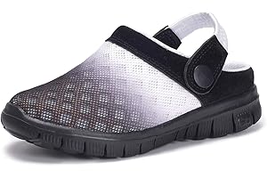 KVbabby Garçons Mules et Sabots Chaussons Maille Respirante Pantoufles Jardin Plage Cour Piscine Mule EVA Sabot Chaussure