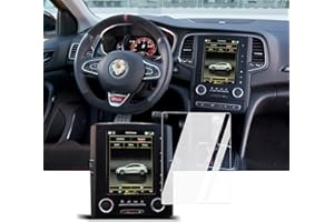 BIXUAN 8,7" compatible con Renault Megane 4 RS/Koleos 2 / Espace Talisman/Megane Protector de pantalla de navegación Película protectora de vidrio templado 9H transparente Navegación GPS