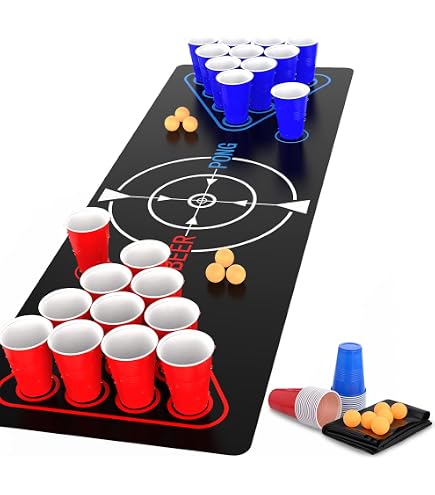 STC Biere Pong Evg – Jeu Multicolore Moderne – Accessoire Fête