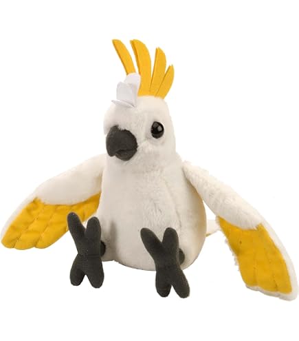Kögler Labertier 75674 - Parrocchetto Ondulato Caruso, Dimensioni Circa 21 cm, Peluche con Funzione di Riproduzione, sbattere Tutto Spiritoso e Si muove, Alimentato a Batteria