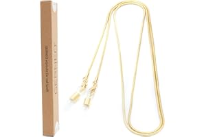 GERNEO® - Amalfi – korrosionsbeständige Brillenkette & Maskenhalter – vergoldet oder versilbert – einzigartig hochwertige Brillenkette & Brillenband für Sonnenbrillen & Lesebrillen