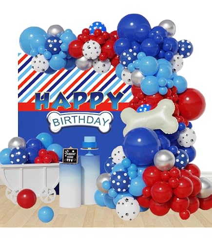 Set Decorazione Compleanno 1 Anno Tema Trattore: Striscione, Palloncini E Topper Per Torta Per Festa Bambino - 6
